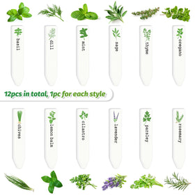 JarThenaAMCS ceramic herb label cilantro style marks herbs neatly.