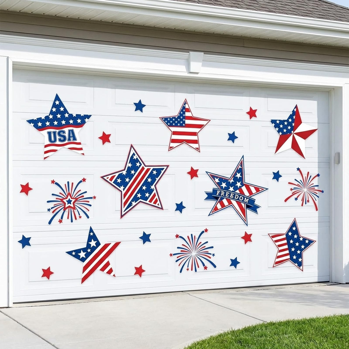 JarThenaAMCS Independence Day party magnets for home or garage decoration