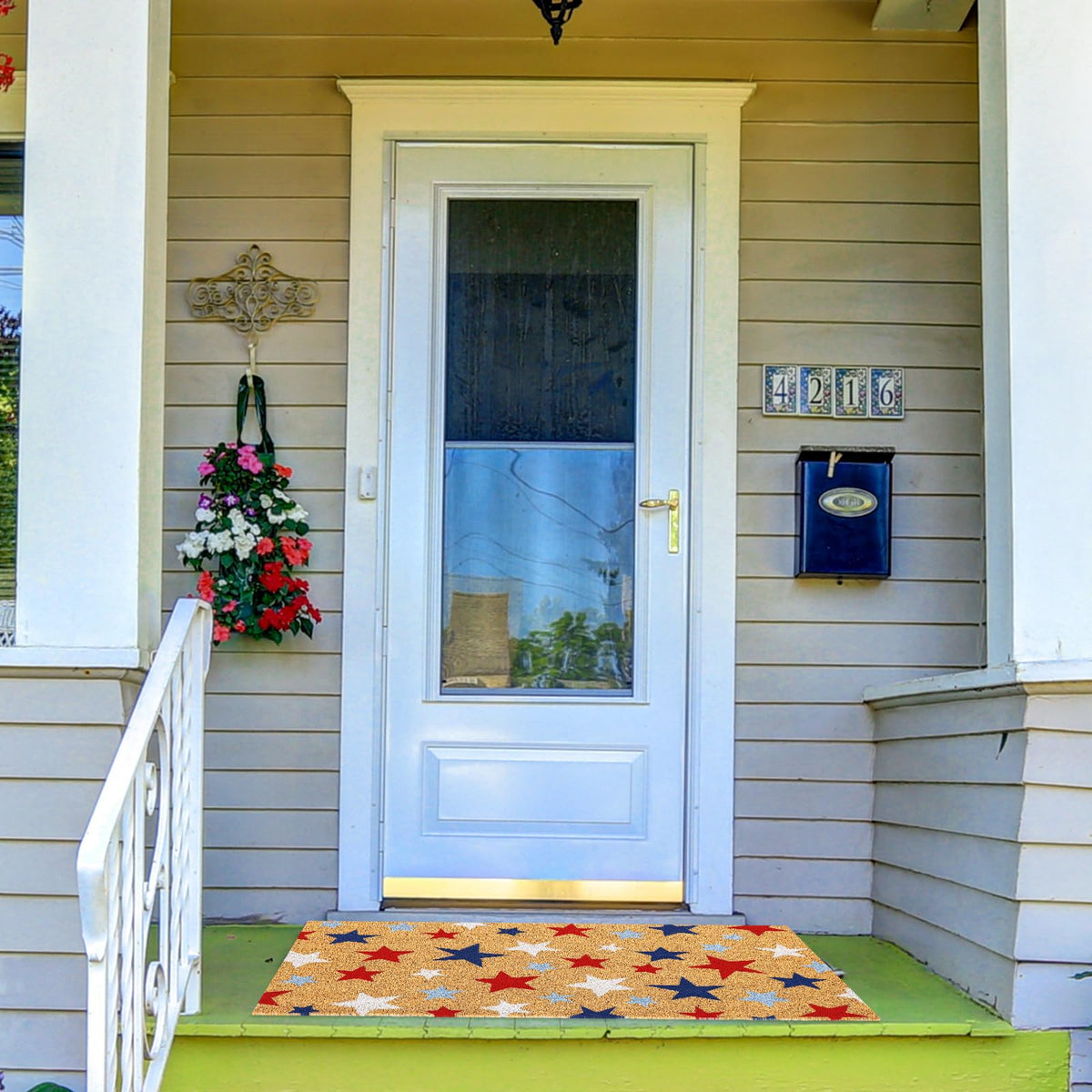 250th anniversary design on JarThenaAMCS patriotic doormat