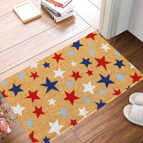 Non-slip appearance of JarThenaAMCS patriotic doormat