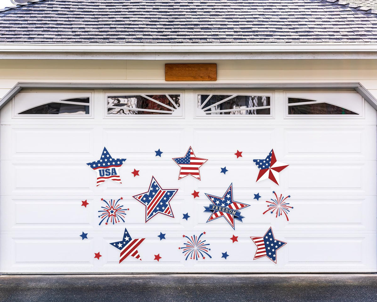 JarThenaAMCS patriotic magnets for Memorial Day or Veterans Day celebrations