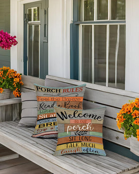 Jartinle pillow cover features invisible zipper for easy insert and neat appearance.