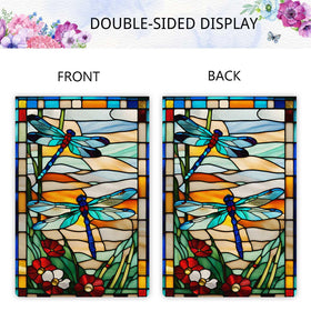 Jauageon 12-5x18 flag for vertical hanging on decks and patios.