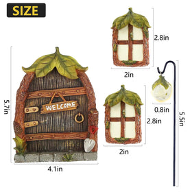 Jauay fairy windows lantern glow brightens outdoor displays for nighttime wonder.