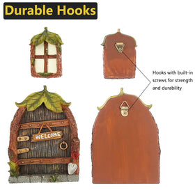 Jauay glow-in-dark yard ornament creates magical illumination after sunset.