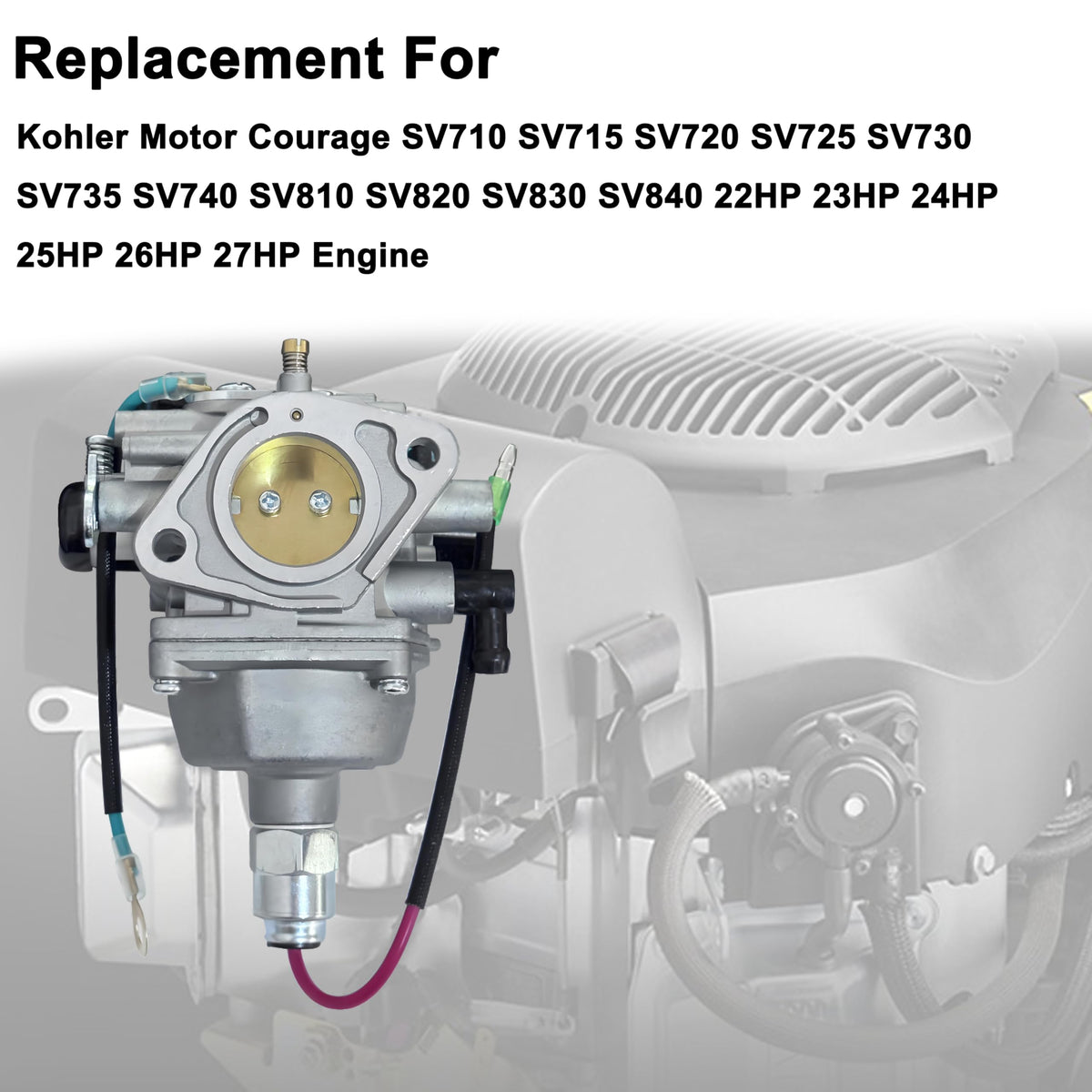 JAVENYIMAN carburetor kit parts detail including filters and fuel pump