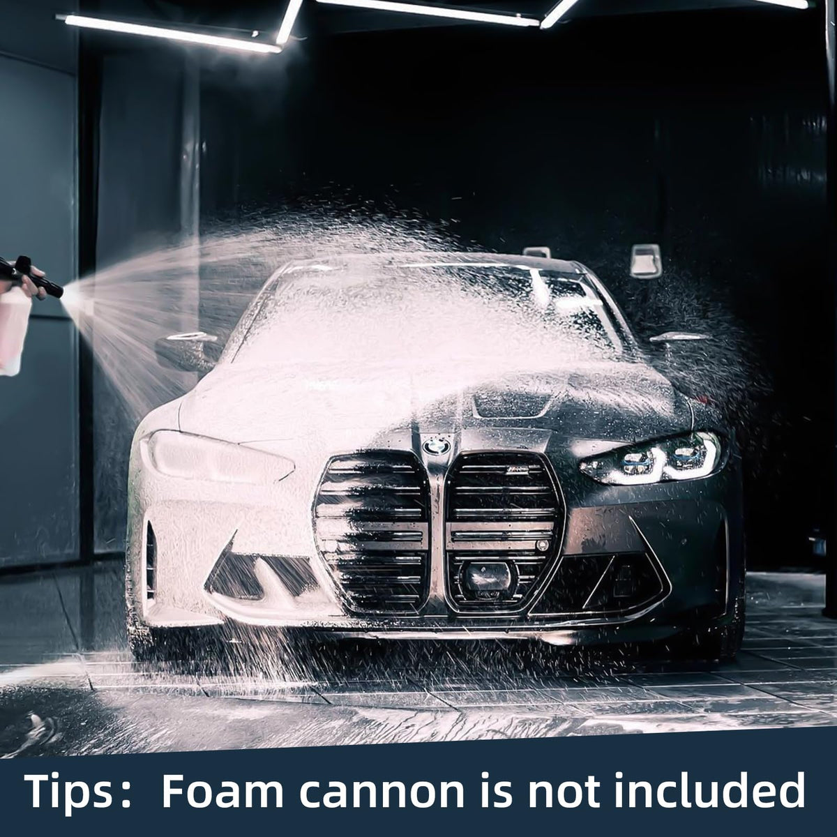 Javneo pressure-washer short gun ideal for vehicles, driveways, and outdoor surfaces