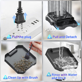Jawlark easy-clean tray supports convenient maintenance after use.