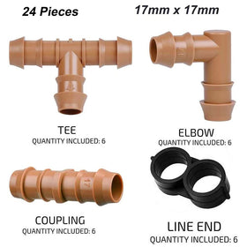 JAYEE 24P couplings: sturdy connections for durable drip systems