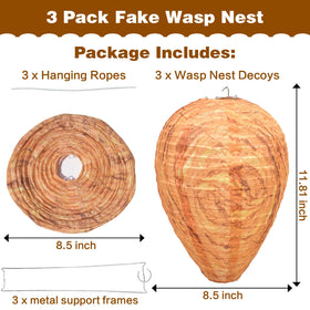 Jayhanvoe Wasp Nest Decoy in tree canopy signals territorial presence