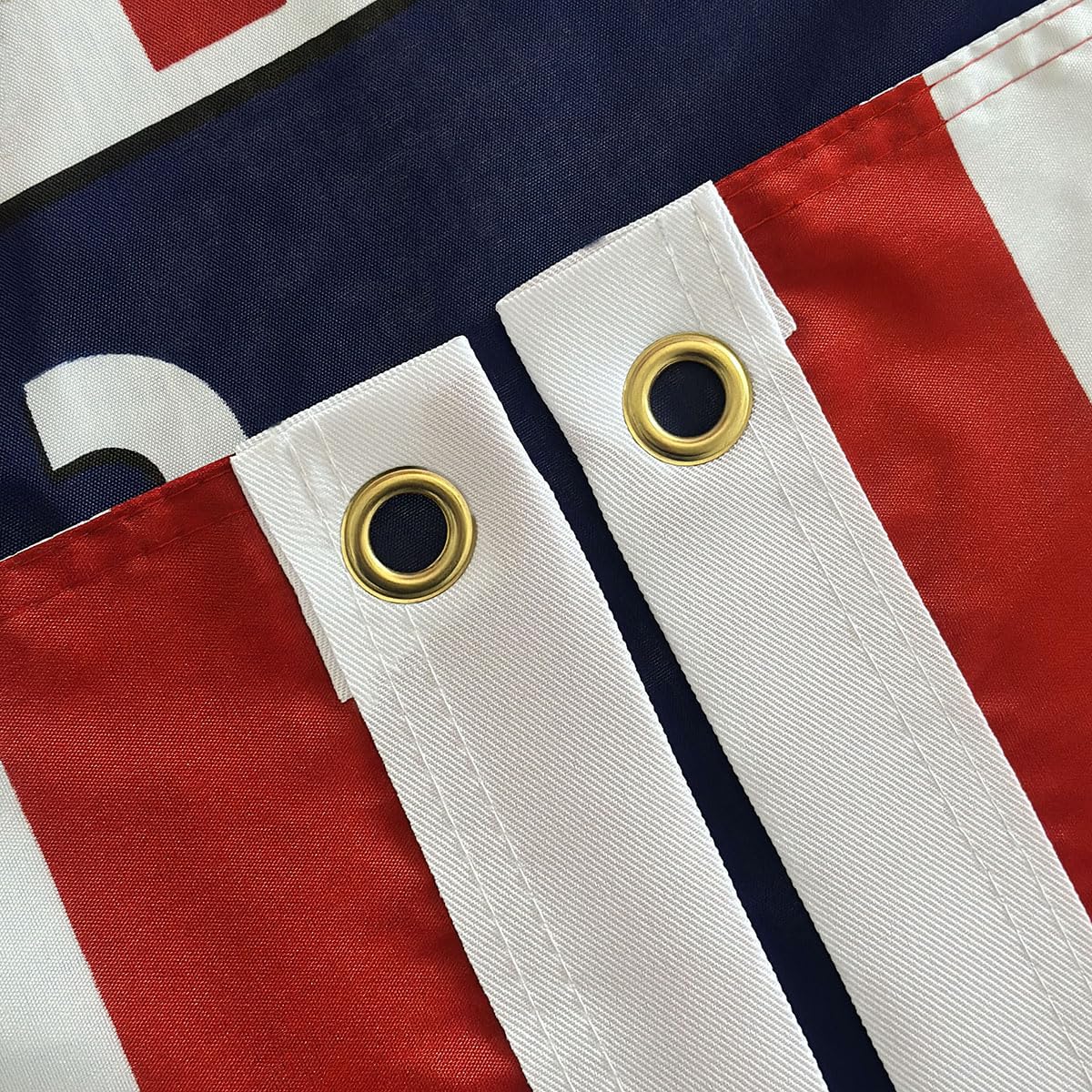 Jayus flag with brass grommets for secure mounting