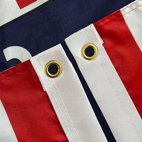 Jayus flag with brass grommets for secure mounting