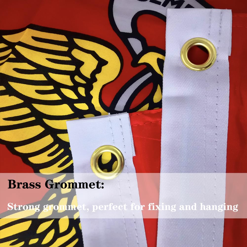 Jayus flag stitching detail highlighting reinforced seams