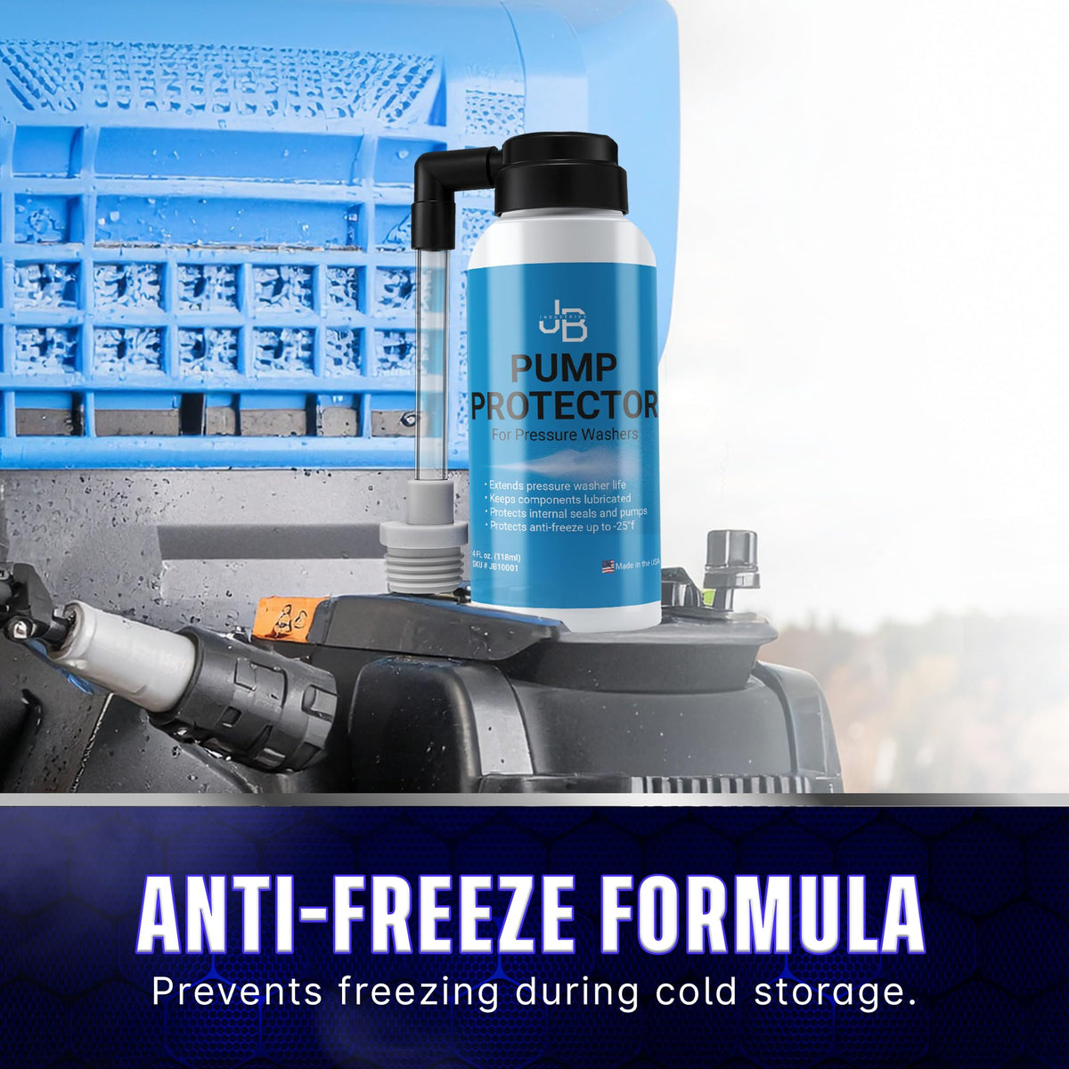 JB Industries hard water scale prevention helps prevent mineral buildup.