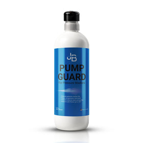 JB Industries Pump Guard 16oz bottle ready for winter protection of pressure washers.