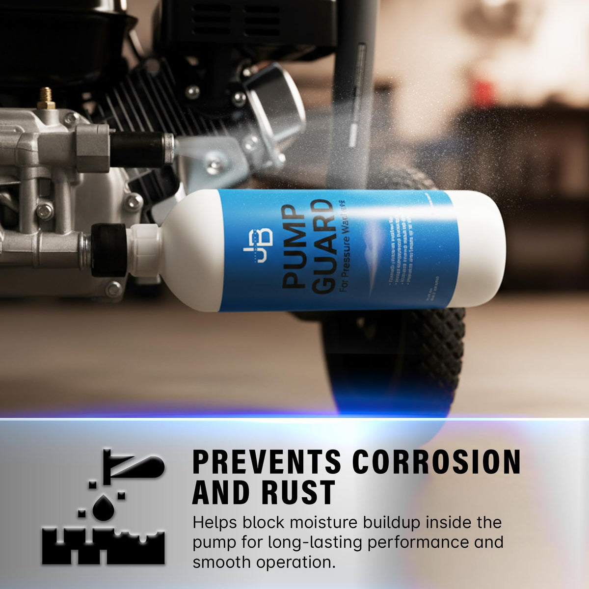 Ideal for residential and commercial pressure washers in cold climates.