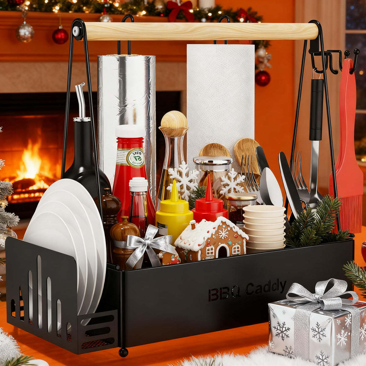 JBBTOOL Grill Caddy fits kitchen and camping lifestyles.