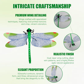 JBRGWSN dragonfly clips weatherproof, fade-resistant finish for year-round outdoor use