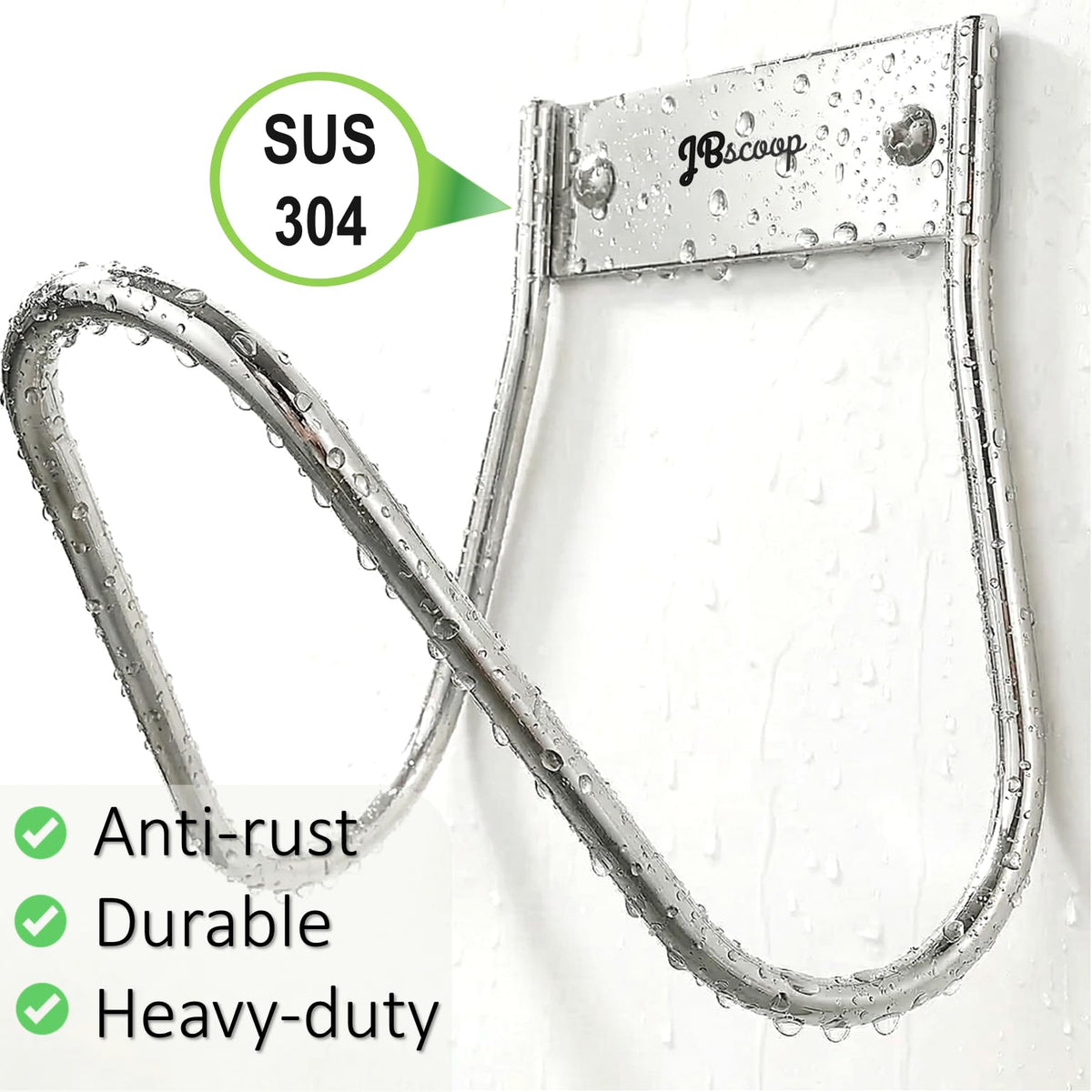 JBscoop dimension guide image, shows 6.3 x 7 x 6.3 inches size.