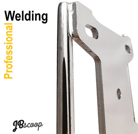 JBscoop wall mount measures 12.2 x 7.1 x 10.6 inches.