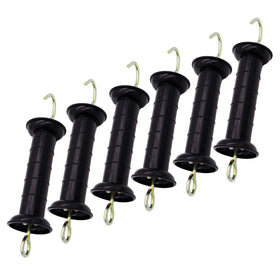 JBTOZIUY insulated spring gate handle in black for safer operation.