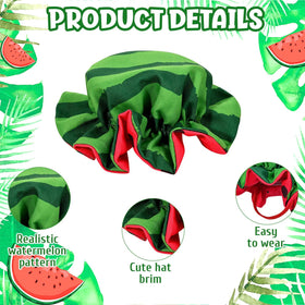 JcHrmers watermelon-skirt-goose detail showcases colorful outfit
