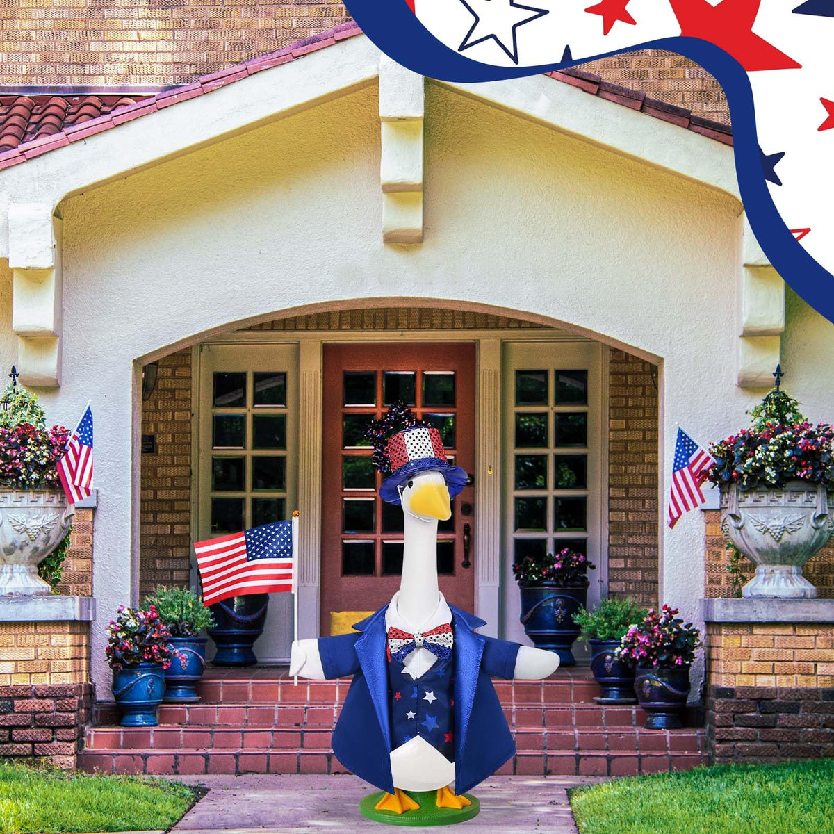 JcHrmers 4th of July theme evokes spirited Independence Day ambiance.