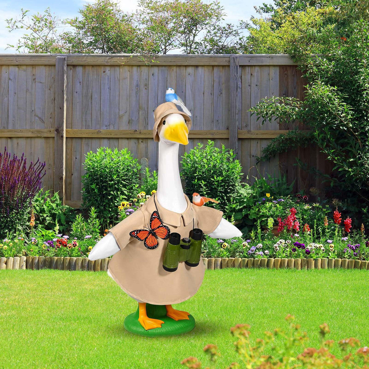 JcHrmers birdwatcher goose outfit set makes a thoughtful gift for goose lovers.