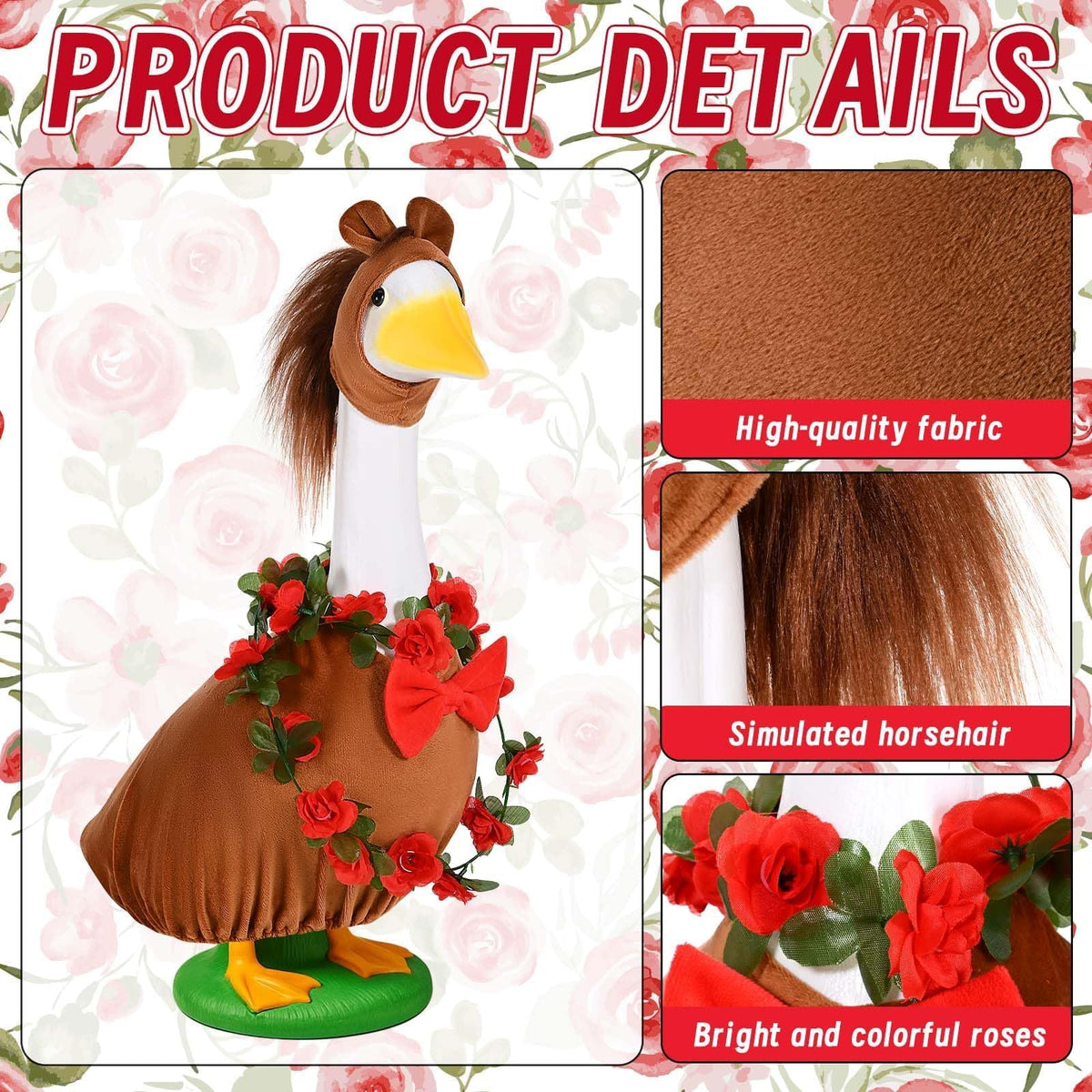 JcHrmers brown horse costume detail highlights derby-inspired styling