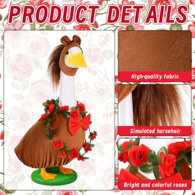 JcHrmers brown horse costume detail highlights derby-inspired styling