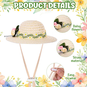 JcHrmers Goose Outfit with flower pot enhances outdoor decor and welcome vibe.