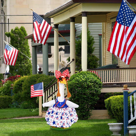JcHrmers versatile outfit suits holidays and everyday patriotic displays.