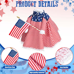 JcHrmers flag accessory completes patriotic look for outdoor displays.