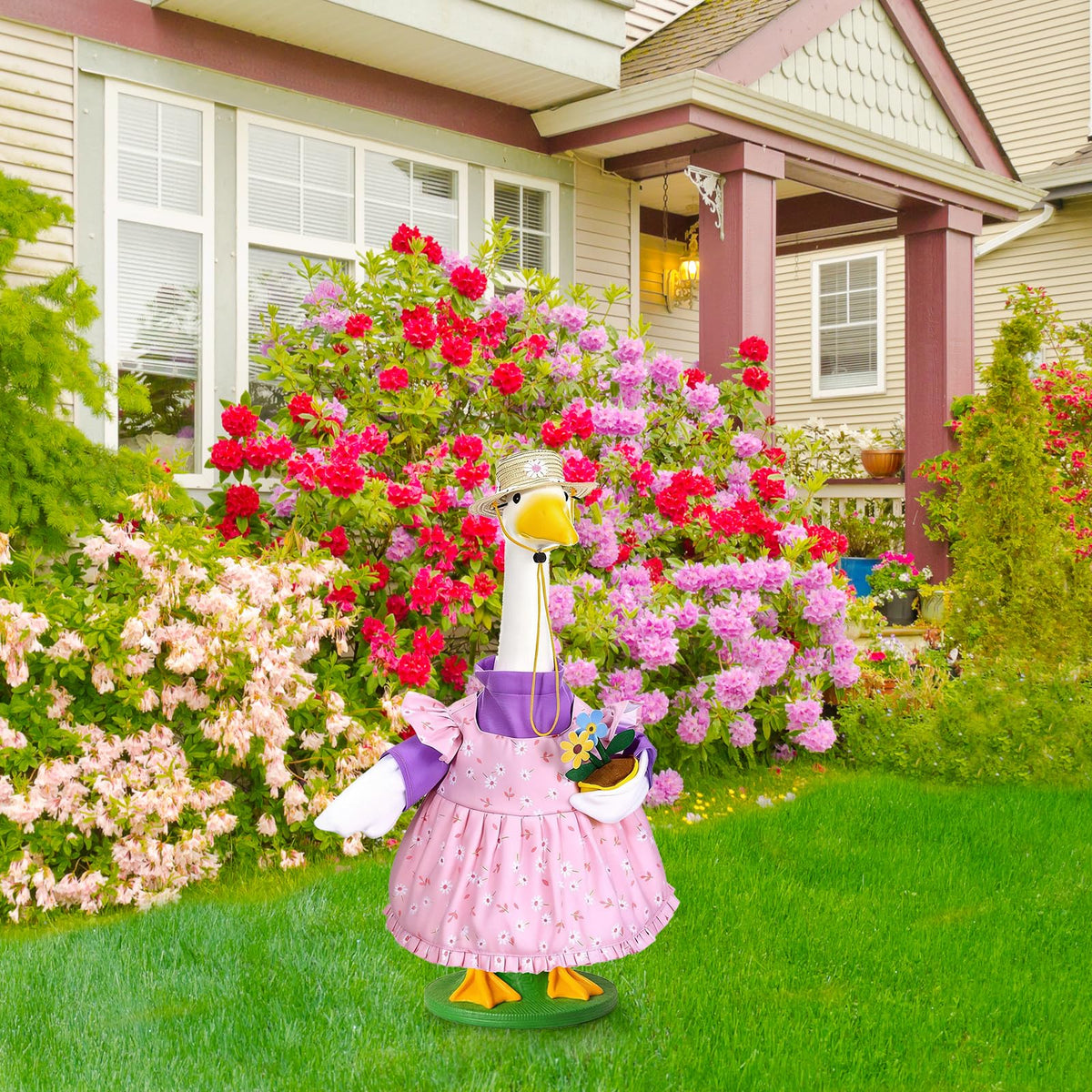 Spring garden decor ready for front porch styling by JcHrmers