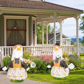 JcHrmers valentines-spring party goose outfit for festive yard scenes.