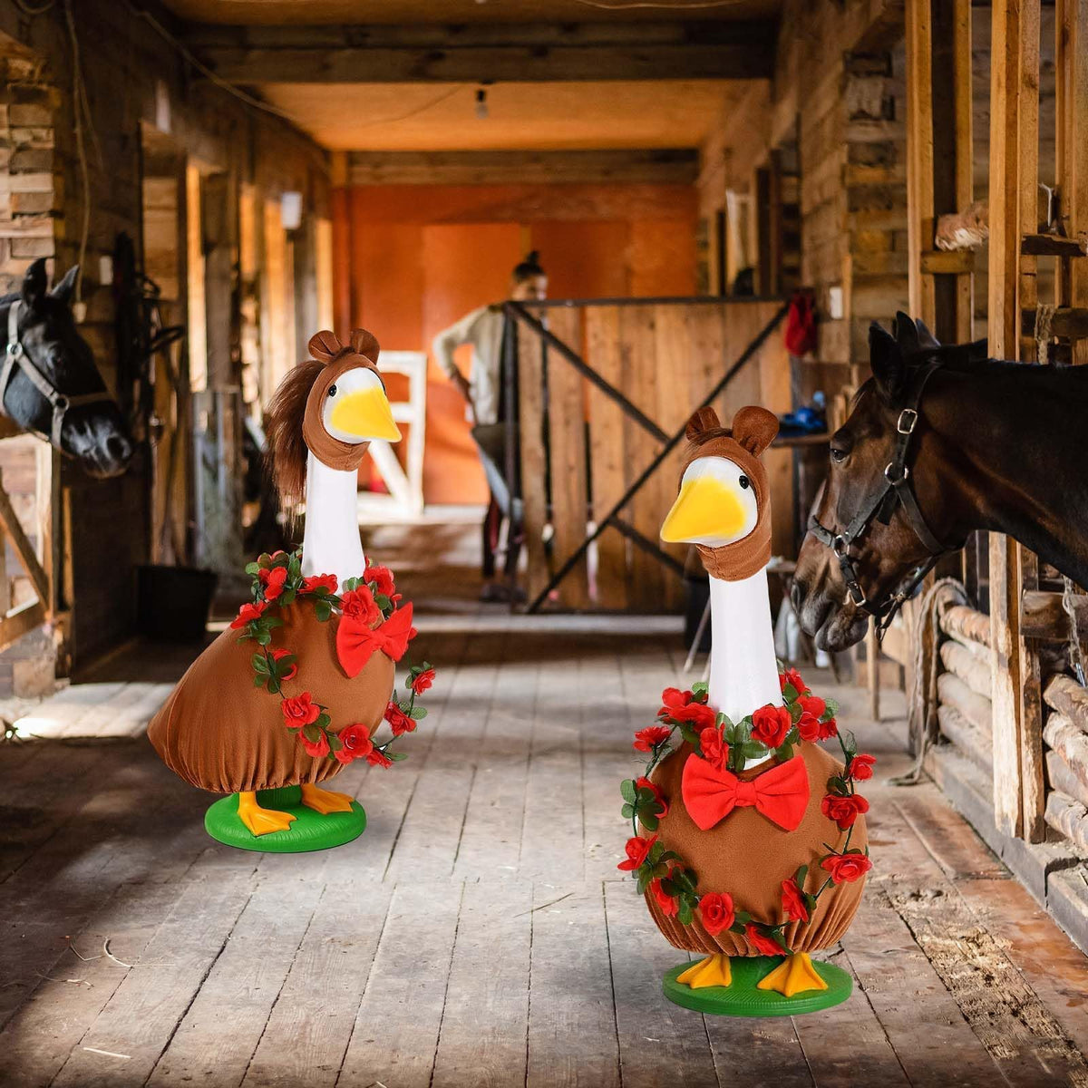 JcHrmers weather-resistant fabric keeps porch decor vibrant year-round