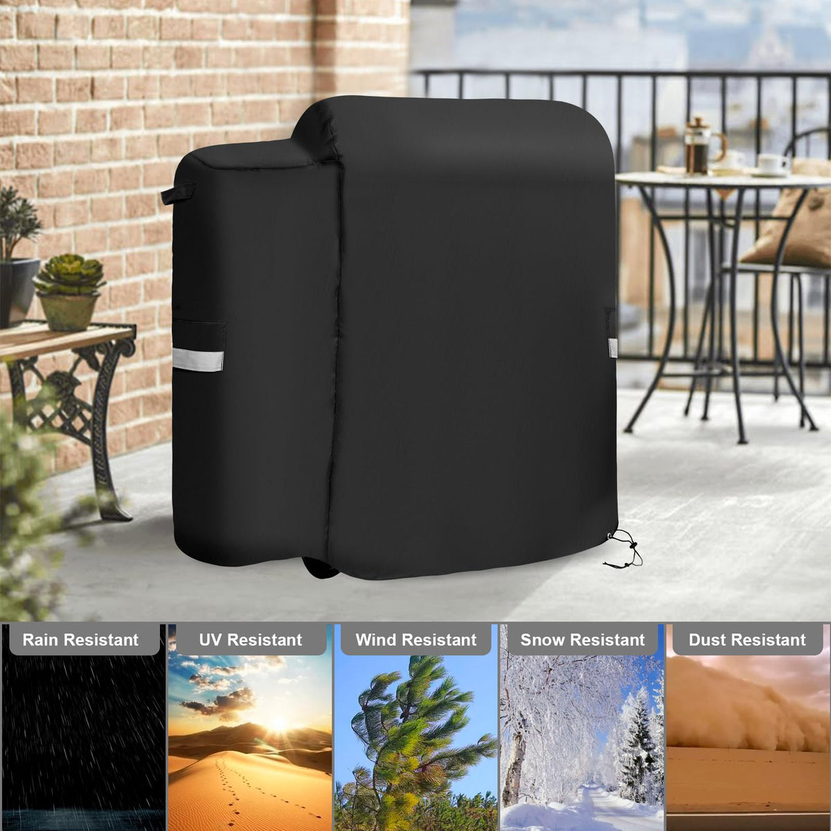 JCLMER 73700 cover adjustable drawstring ensures a snug fit.
