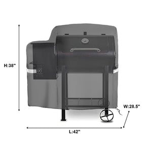 JCLMER 73700 cover side vents allow airflow while keeping your grill dry.