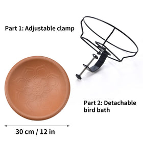 Jealoeur plastic bowl detaches for quick filling and cleaning