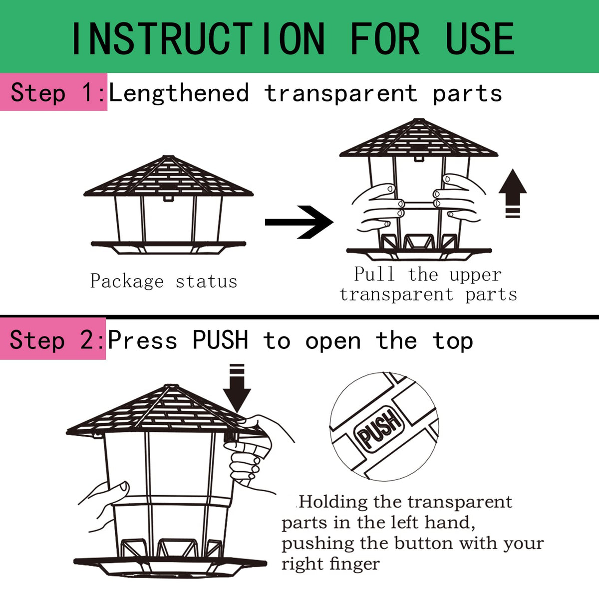 Jealoeur feeder offers durable, weather-resistant design for garden birds