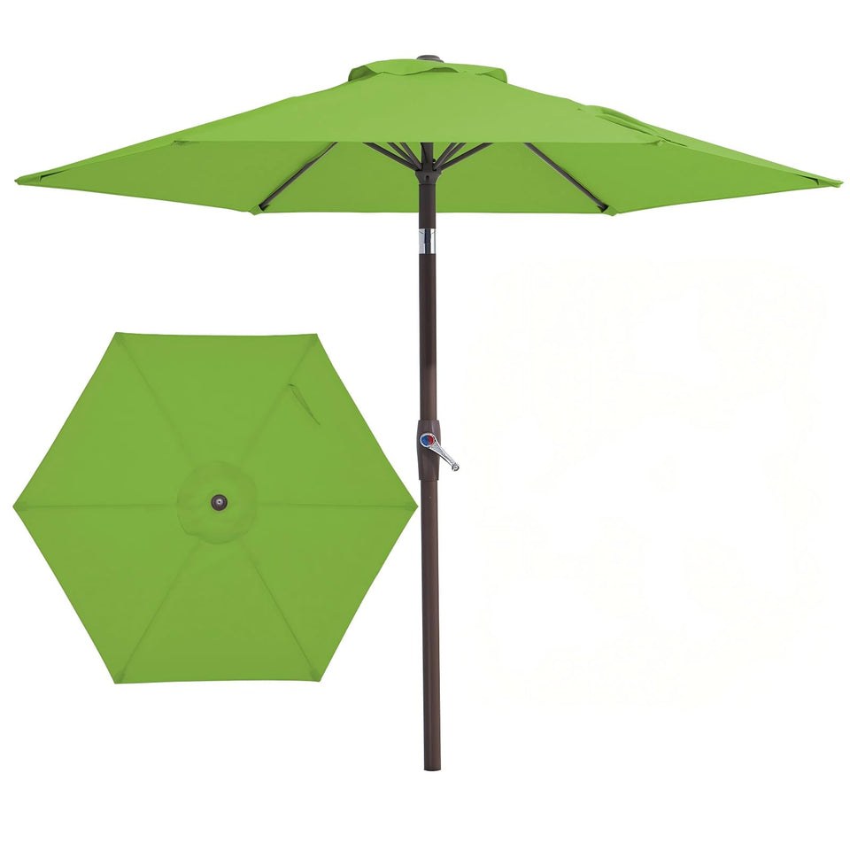 JEAREY 7.5ft canopy with 6 ribs delivers reliable shade