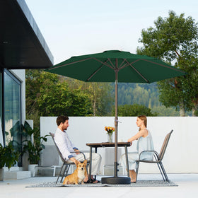 JEAREY 7.5ft umbrella over a table fitting 2–4 chairs