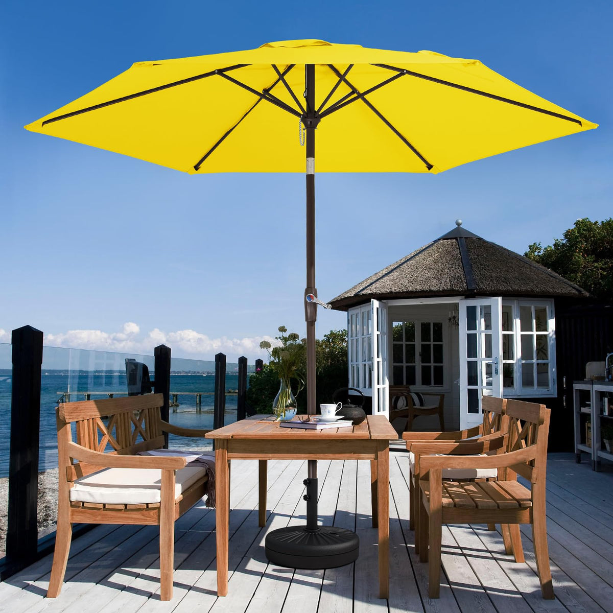 JEAREY beach and poolside shade solution for sunny days