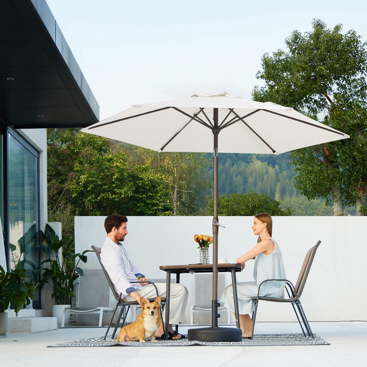 Ideal JEAREY setup for garden, deck, backyard or poolside lounging.