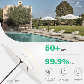 JEAREY umbrella wind vent design promotes airflow and added canopy stability.