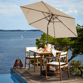 JEAREY umbrella-6-ribs ensures sturdy, stable support in breeze.