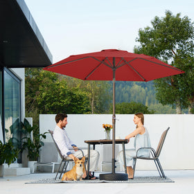 JEAREY umbrella over garden seating for comfortable outdoor moments