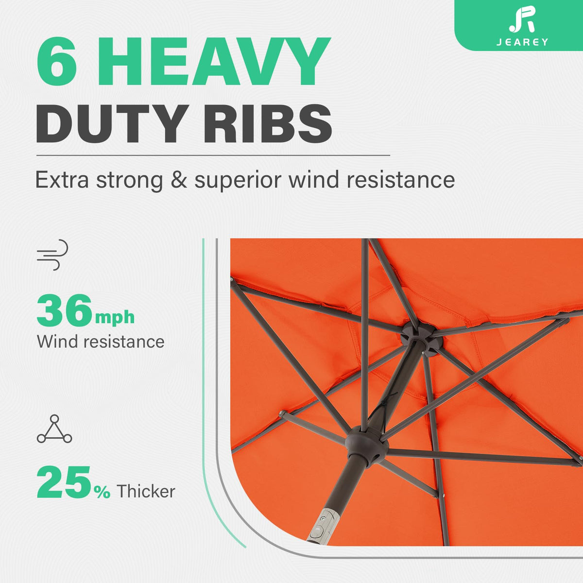 JEAREY durable fabric blocks sun and water for longer use