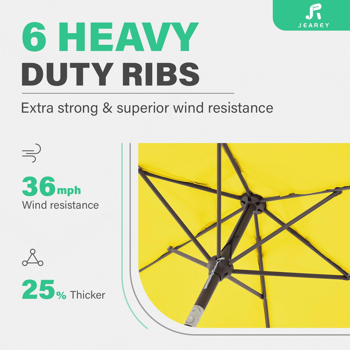 JEAREY wind vent improves airflow and stability