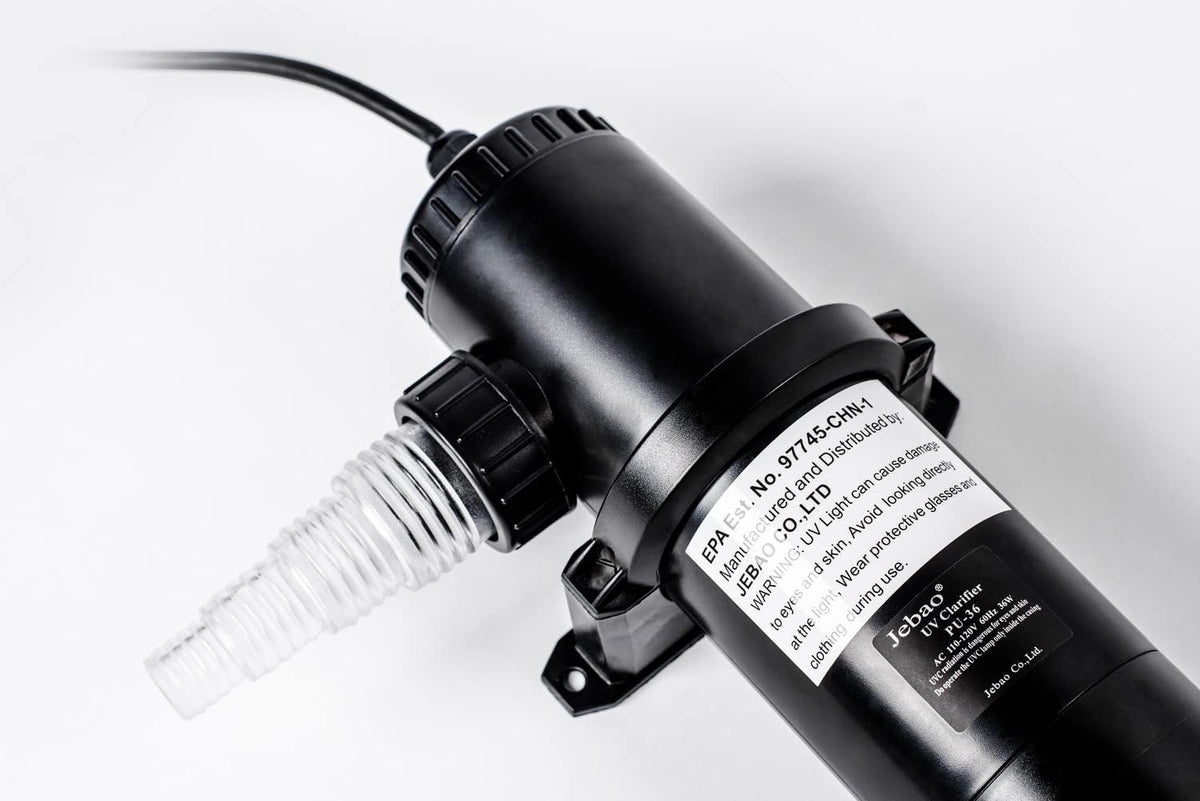 Jebao PU-36 included fittings and connectors for piping